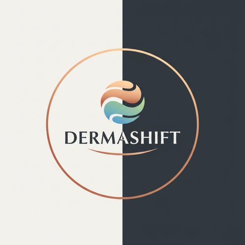 MAKE ME A LOGO FOR MY BRAND DERMASHIFT AND MAKE IT THE THEME OF THIS STORE